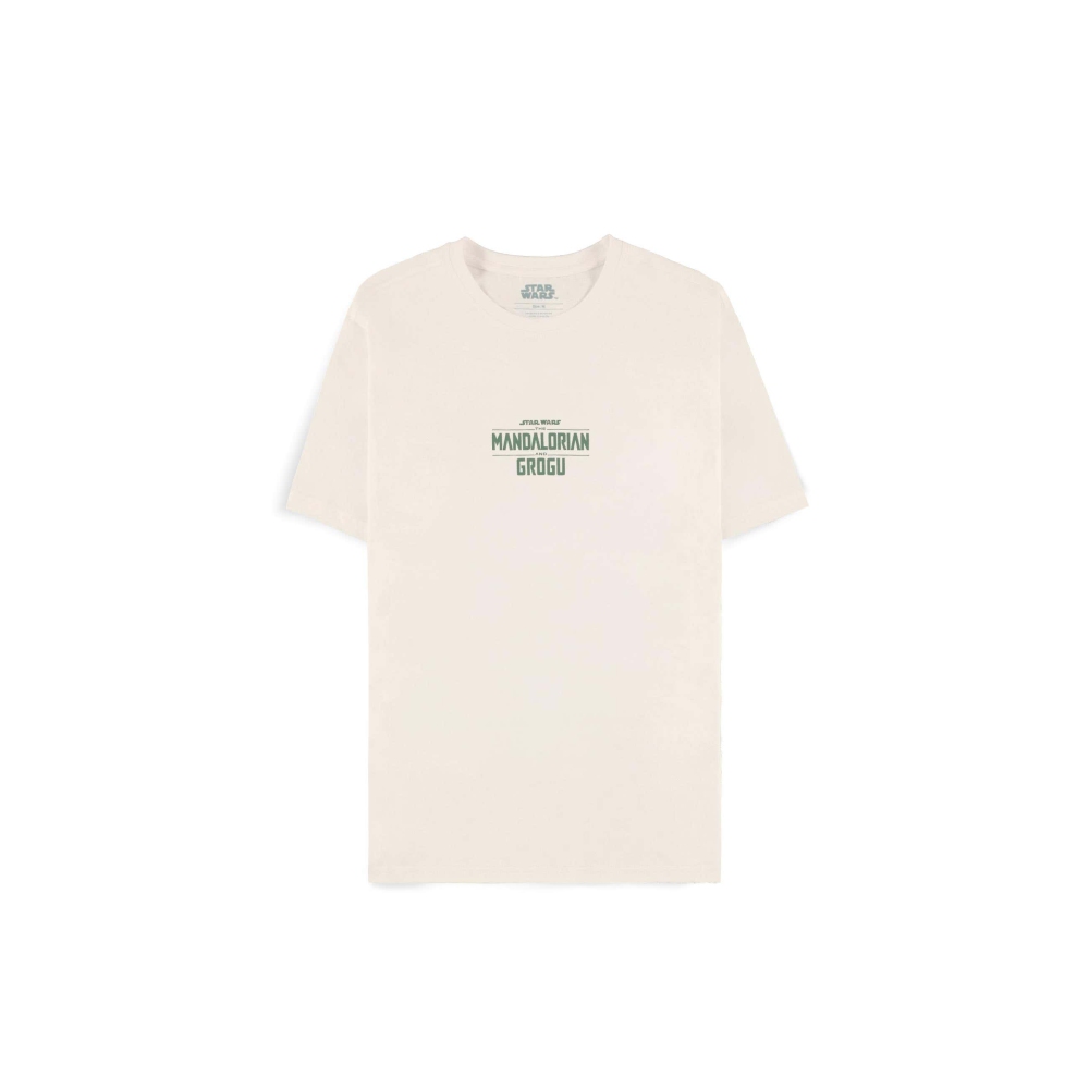 Disney Star Wars The Mandalorian - Grogu Unisexe Tshirt - Blanc cassé